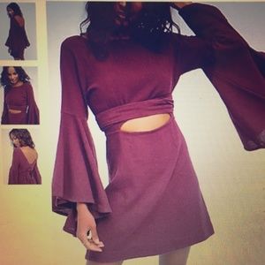 Free People Dreamin About This Mini Dress size L